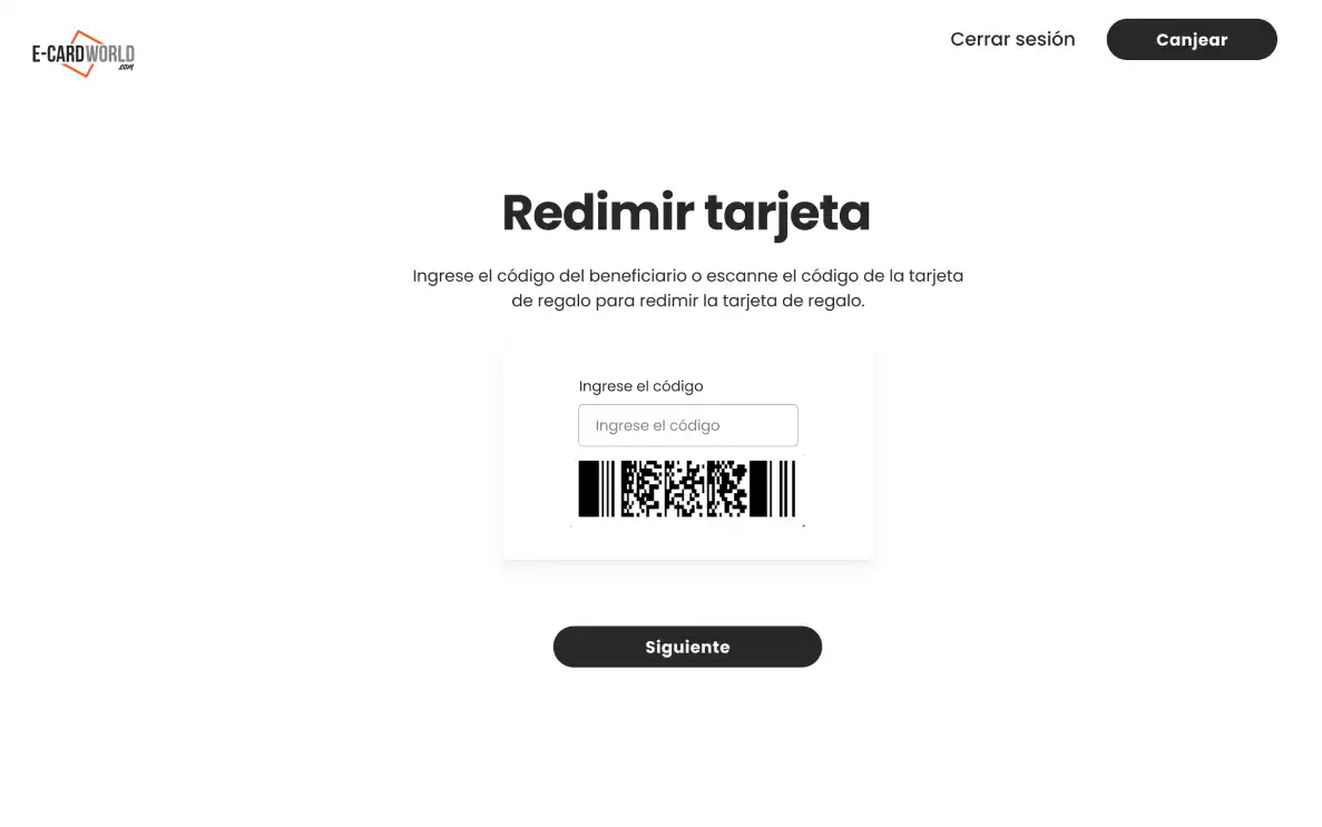 Historial de redenciones